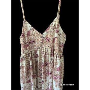 Entro Maxi Dress Women’s Medium M Spaghetti Straps Sleeveless NWT Summer